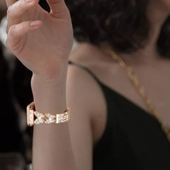 Rose Gold Butterfly Apple Watch Band